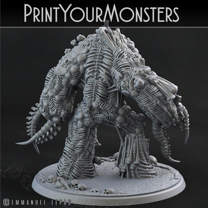 Bone Golem Miniature | Unveiling the Phases of Undeath - Plague Miniatures