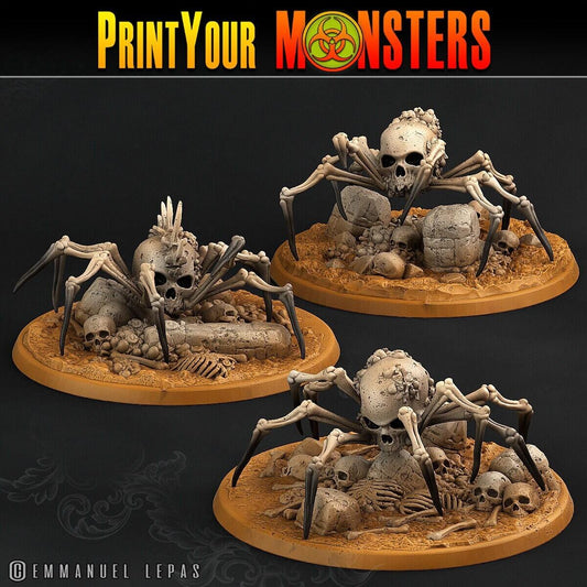 Bone Spider Miniatures | Dungeons and Dragons Spider Miniatures - Plague Miniatures shop for DnD Miniatures
