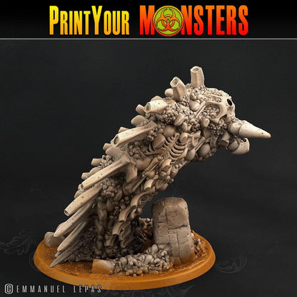 Bone Worm Miniatures | Dungeons and Dragons Monster Miniatures - Plague Miniatures