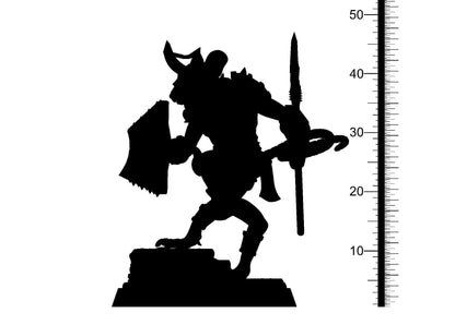 Borga, Burat Knight Ratmen Miniature | Dual-Blade Skaven Warrior for DnD | 32mm Scale - Plague Miniatures