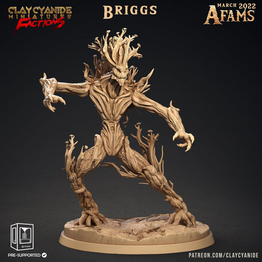 Briggs Tree Guardian Miniature | Enigmatic Forest Warden for DnD and RPG | 32mm Scale - Plague Miniatures