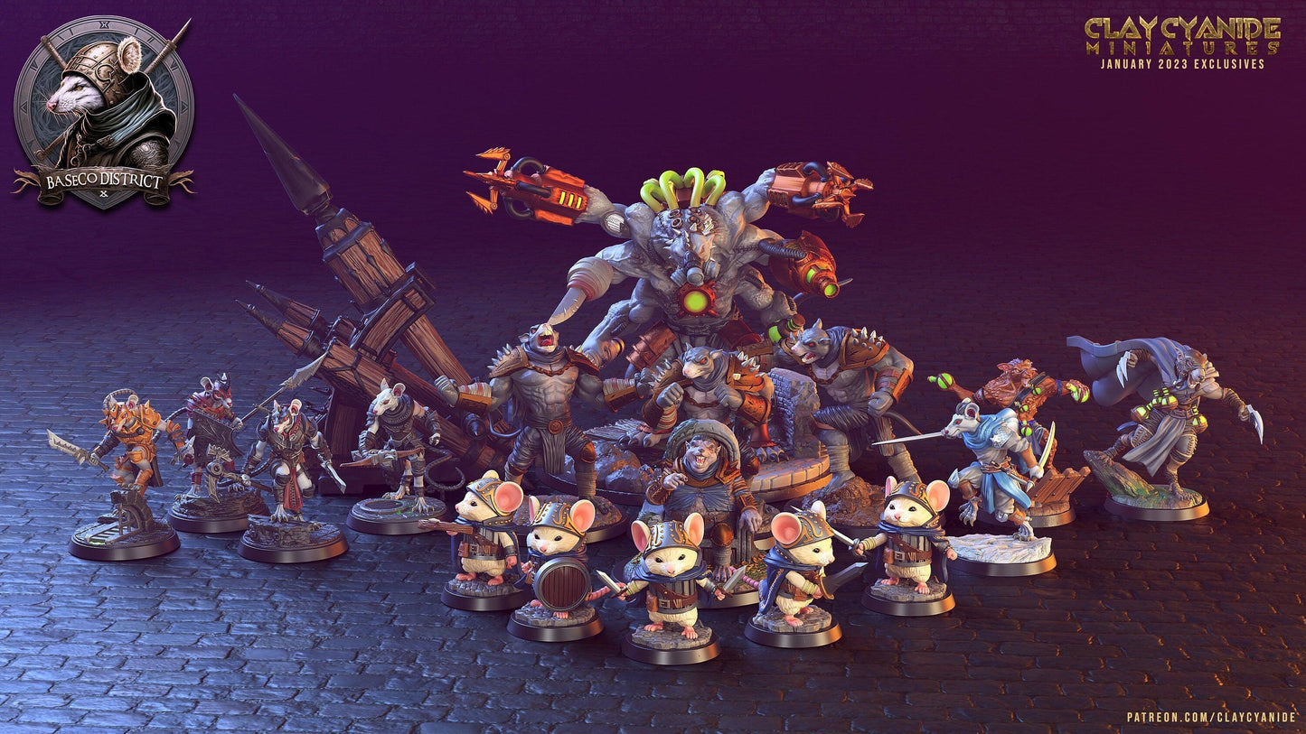 Budada, Rat Poison Miniature | Skaven for Tabletop Skirmishes | 32mm Scale - Plague Miniatures