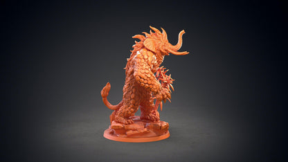 Bulgasari Miniature | Mythical Beast from Korean Folklore for Tabletop RPGs | 32mm Scale - Plague Miniatures