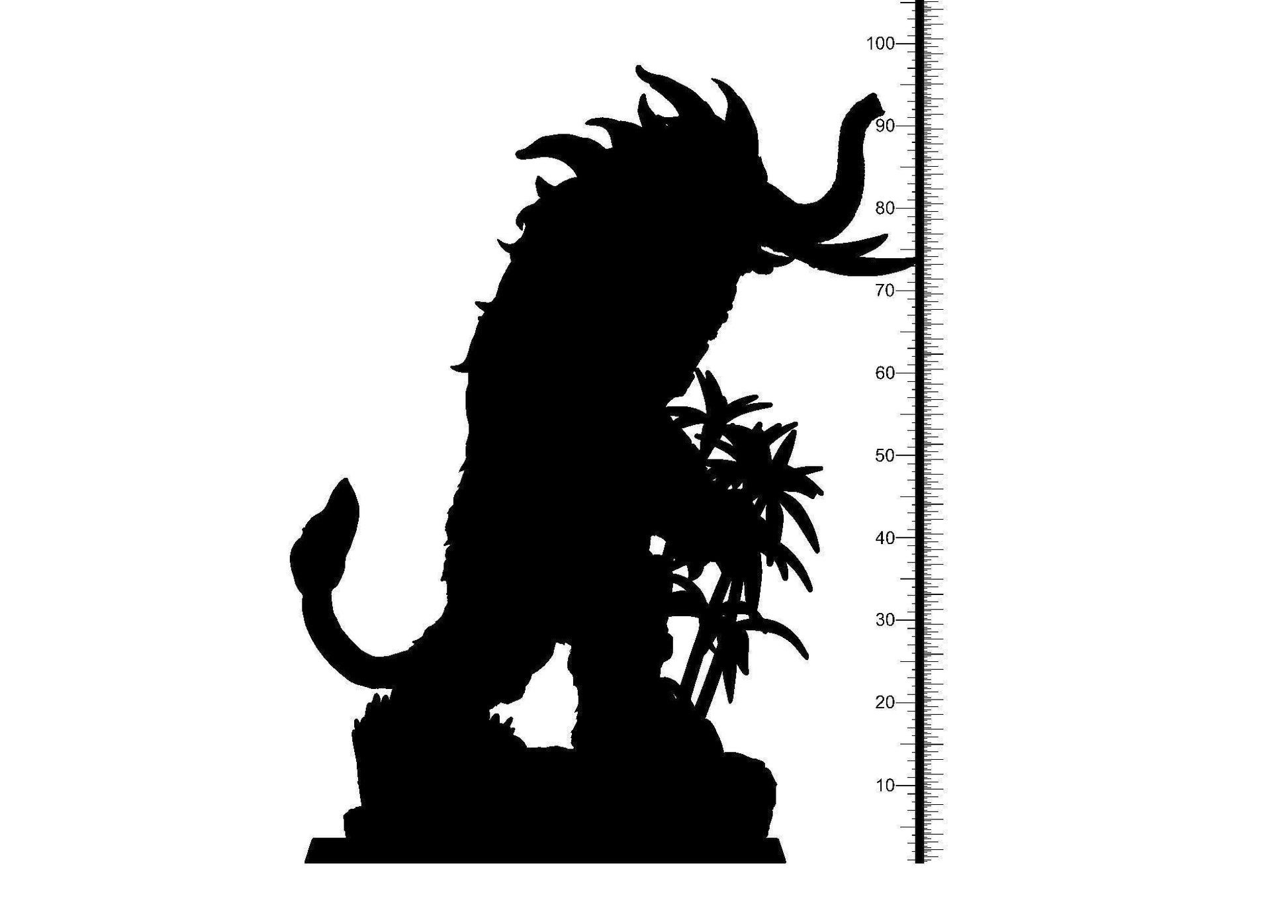 Bulgasari Miniature | Mythical Beast from Korean Folklore for Tabletop RPGs | 32mm Scale - Plague Miniatures