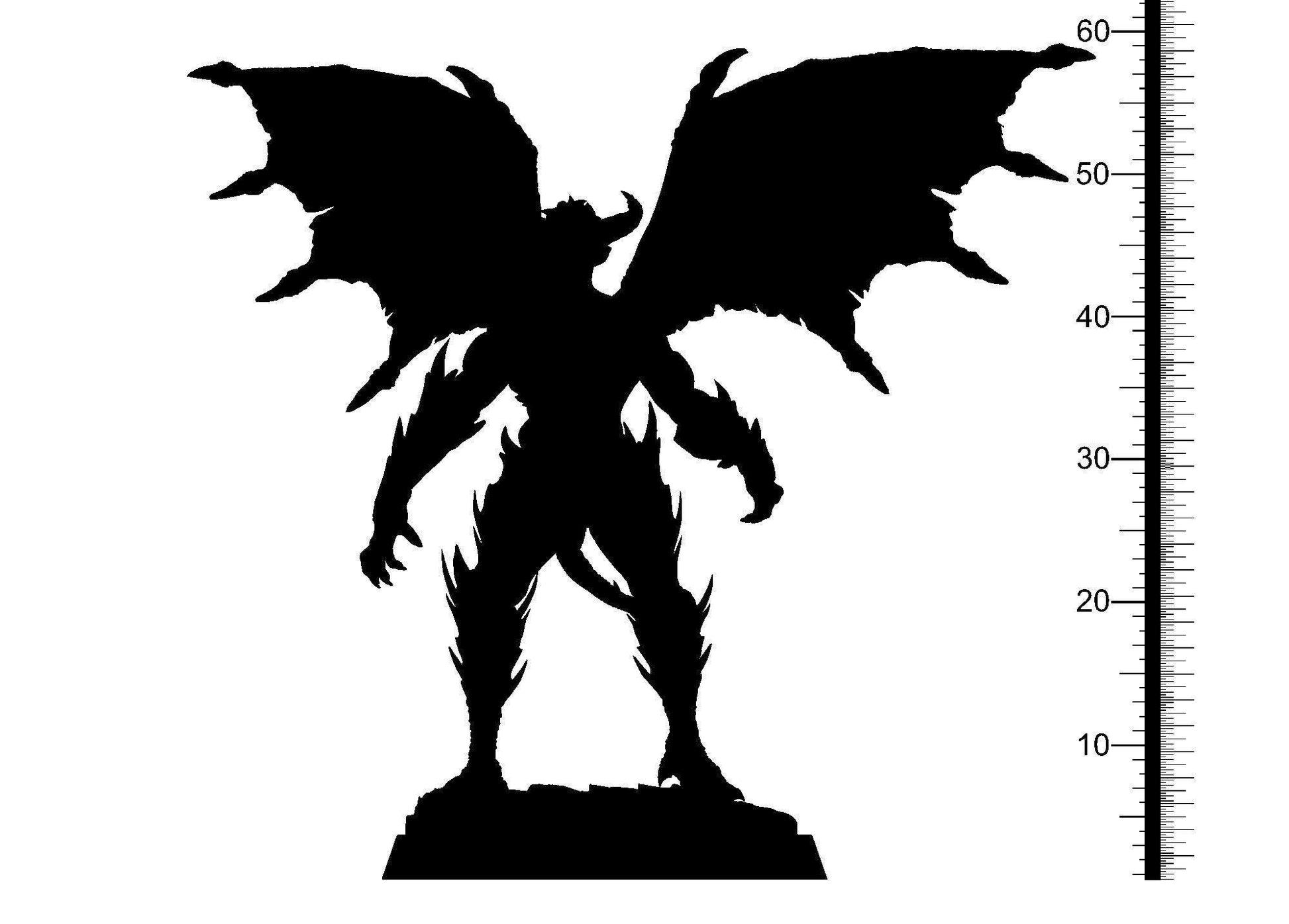 Buwang the Abyssal Menace Miniature | Demon Figure for Tabletop Gaming | 32mm Scale - Plague Miniatures