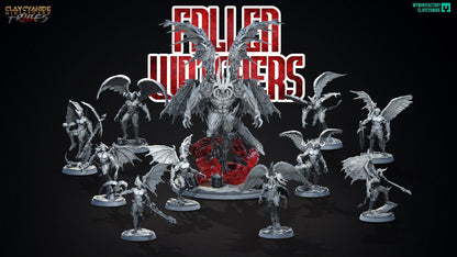 Buwang the Abyssal Menace Miniature | Demon Figure for Tabletop Gaming | 32mm Scale - Plague Miniatures