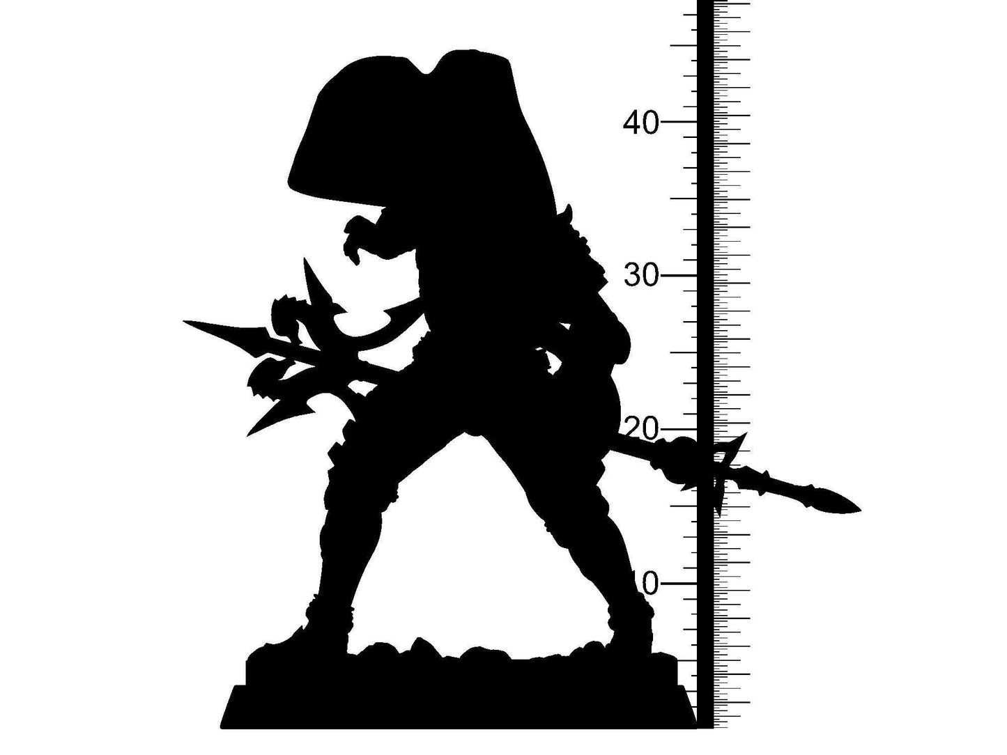 Cao Cao Apefolk Miniature | DnD Apeling Varana Figure for Tabletop Adventures | 32mm Scale - Plague Miniatures