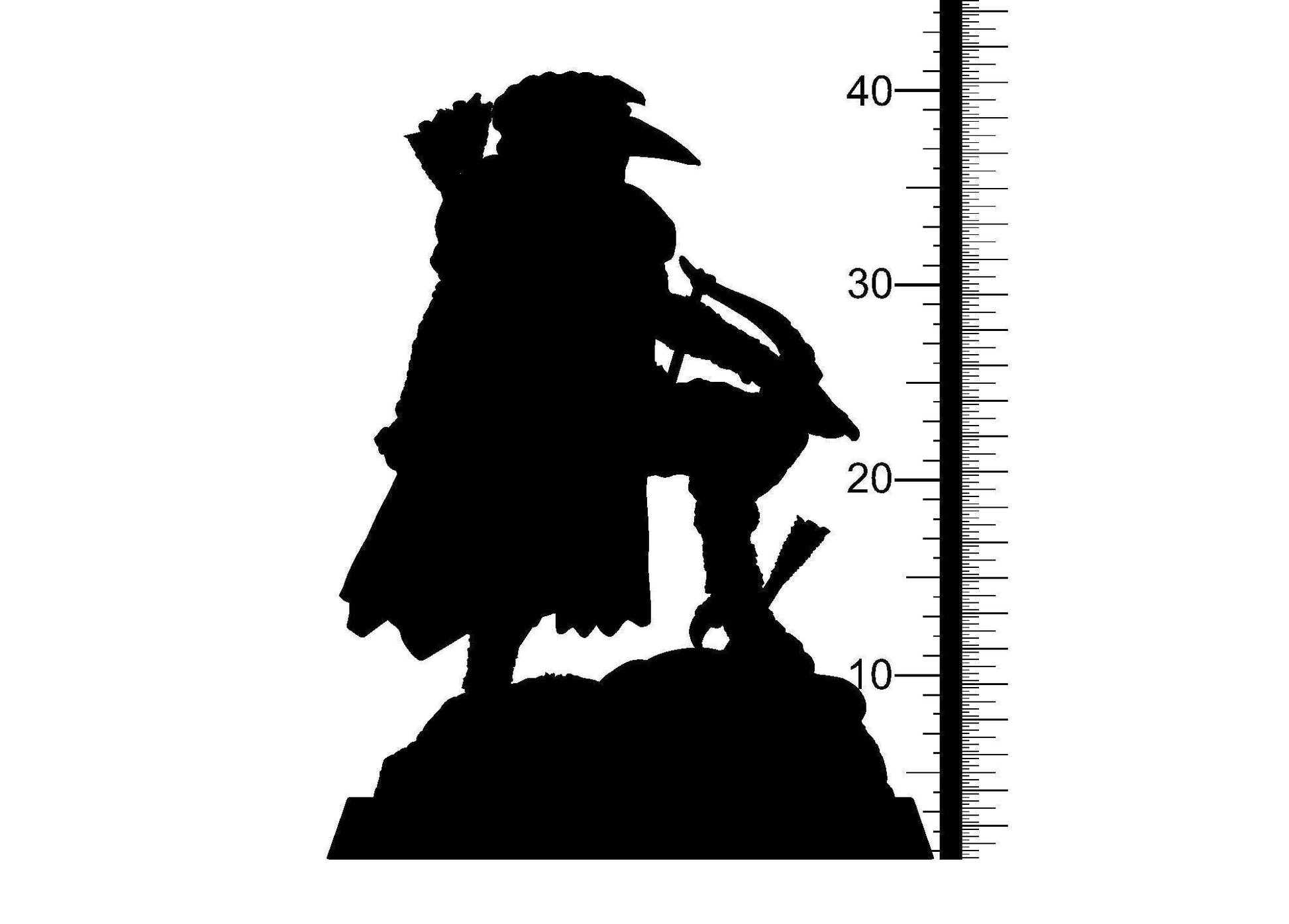 Chadwick Kenku Miniature for DnD 5e | Dungeons and Dragons Feathered Figure | 32mm Scale - Plague Miniatures