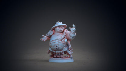 Chum-Chum Pandafolk Miniature | Playful Pandaren Companion for Tabletop RPGs | 32mm Scale - Plague Miniatures