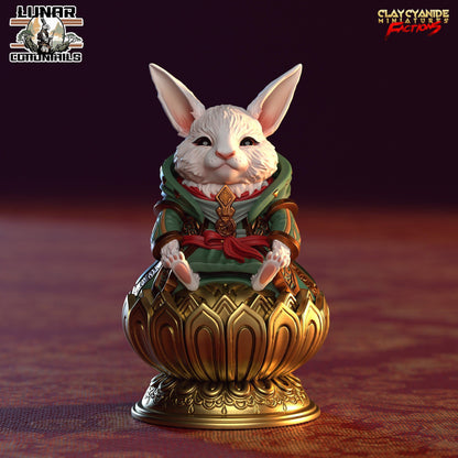 Cinnamon Harengon Miniature | Adorable Bunny Figurine for DnD 5e and Tabletop Games | 32mm Scale - Plague Miniatures