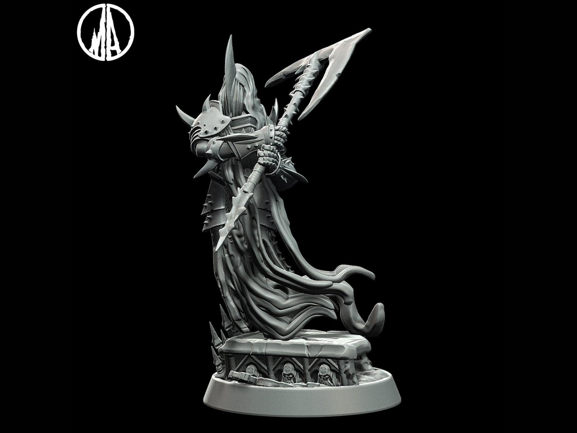 Corrupted Fiend Miniature - 3 Poses - 28mm scale Tabletop gaming DnD Miniature Dungeons and Dragons dnd 5e - Plague Miniatures