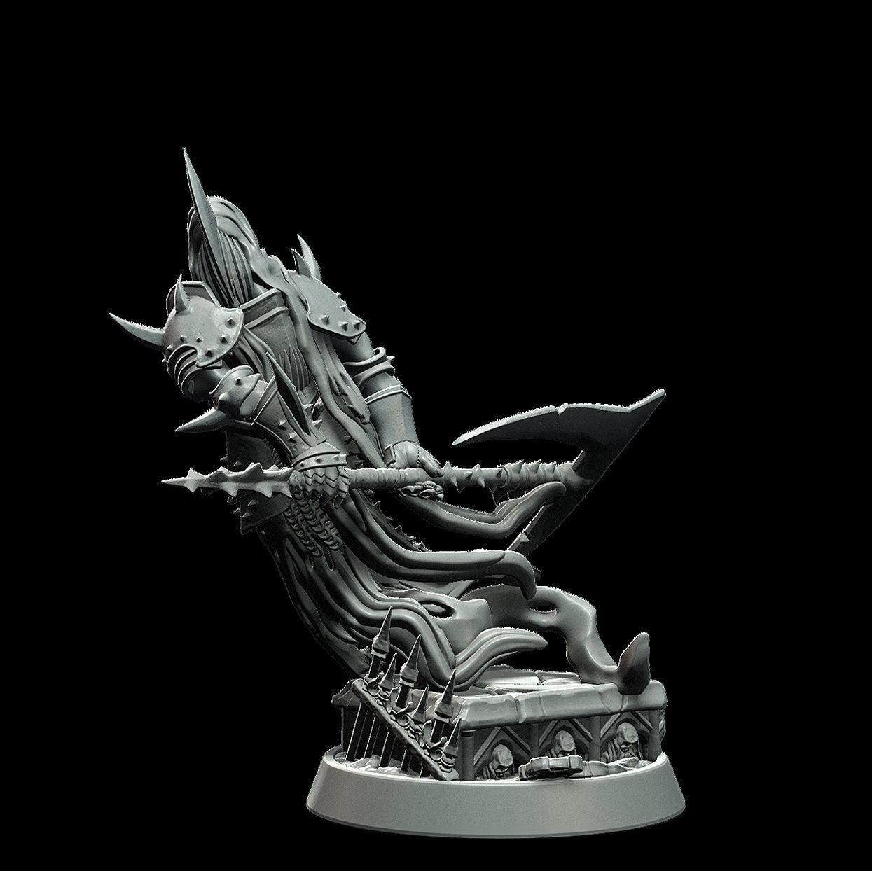 Corrupted Fiend Miniature - 3 Poses - 28mm scale Tabletop gaming DnD Miniature Dungeons and Dragons dnd 5e - Plague Miniatures