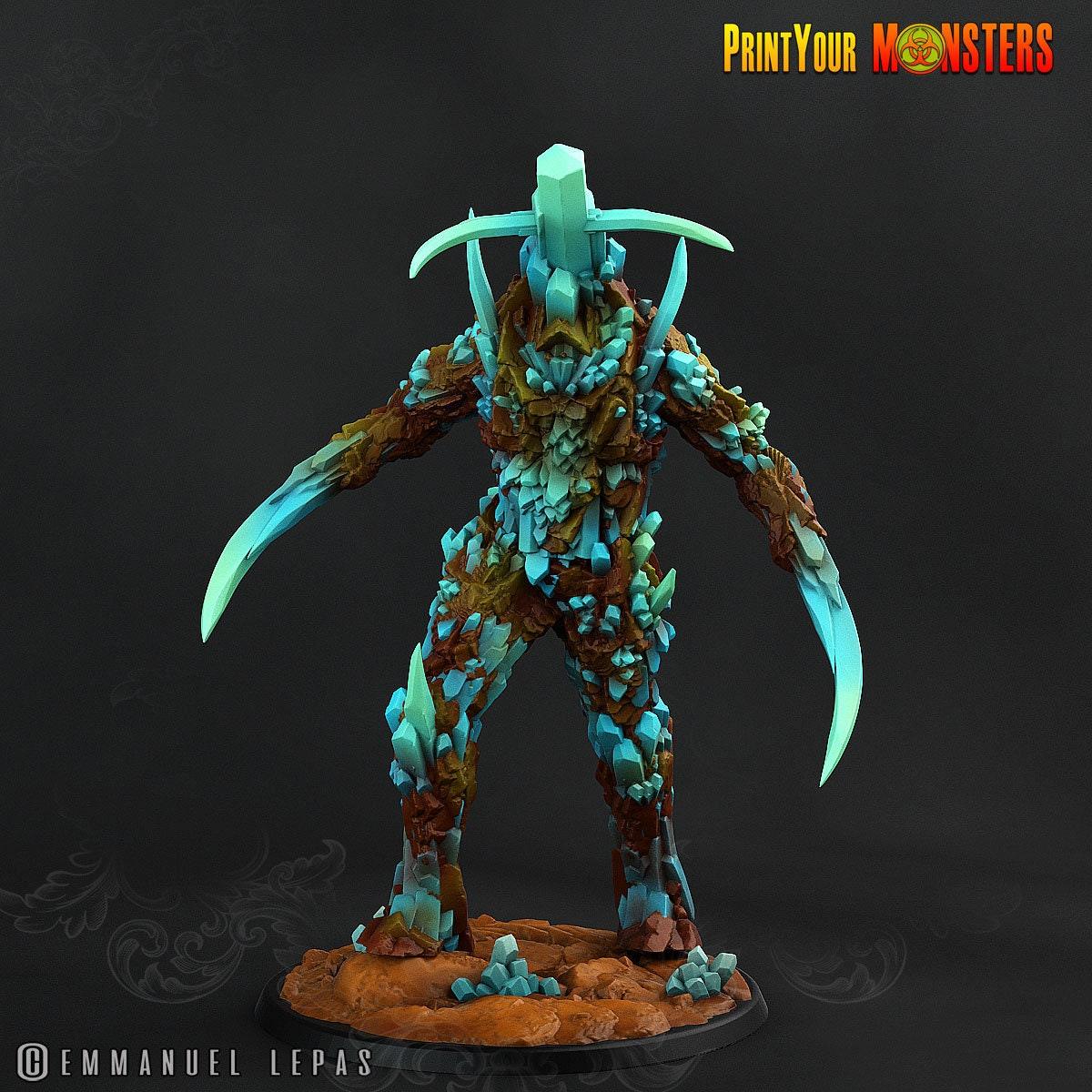 Crystal Guardian Miniatures | Gemstone Monsters for Your Adventures - Plague Miniatures