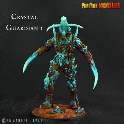 Crystal Guardian Miniatures | Gemstone Monsters for Your Adventures - Plague Miniatures