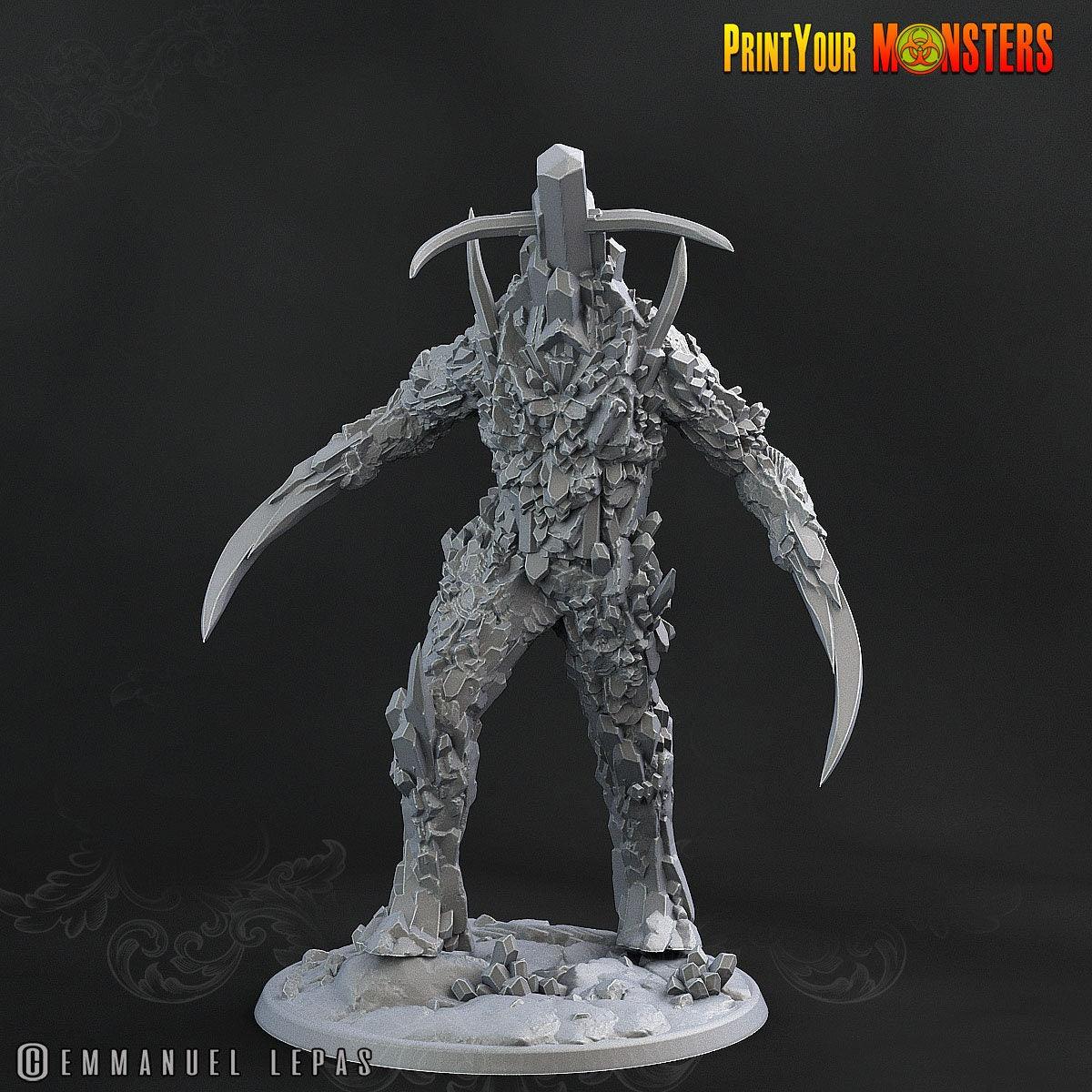 Crystal Guardian Miniatures | Gemstone Monsters for Your Adventures - Plague Miniatures