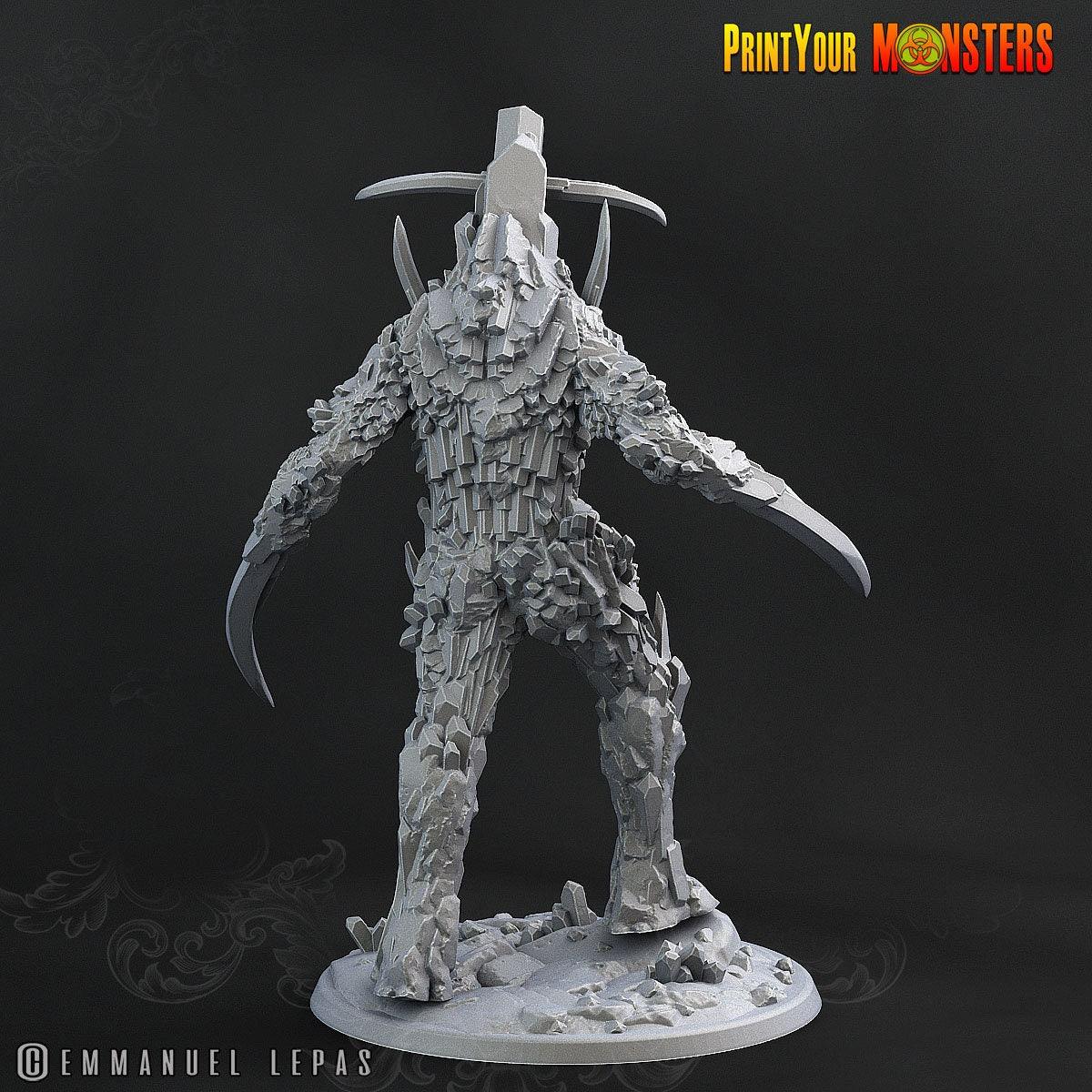 Crystal Guardian Miniatures | Gemstone Monsters for Your Adventures - Plague Miniatures