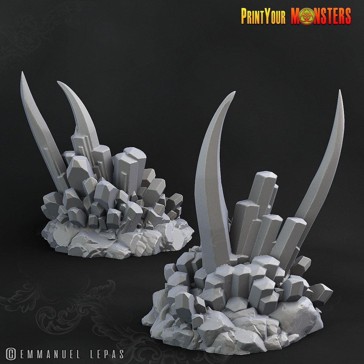 Crystal Rock Miniatures | Mesmerizing Wargaming Terrain | 28mm or 32mm Terrain - Plague Miniatures