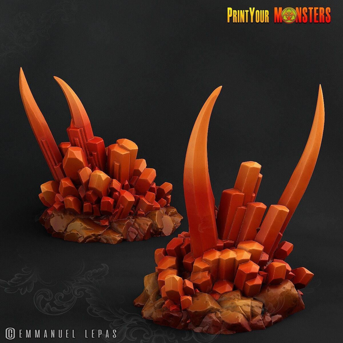 Crystal Rock Miniatures | Mesmerizing Wargaming Terrain | 28mm or 32mm Terrain - Plague Miniatures