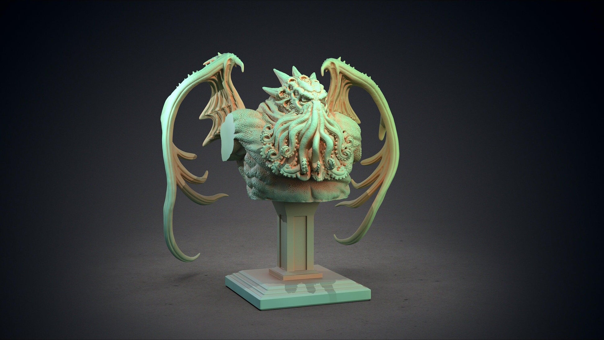 Cthulhu Bust | Clay Cyanide | Resin Bust Miniature Bust | Tabletop Gaming | DnD Miniature | Dungeons and Dragons | Cthulhu Statue - Plague Miniatures