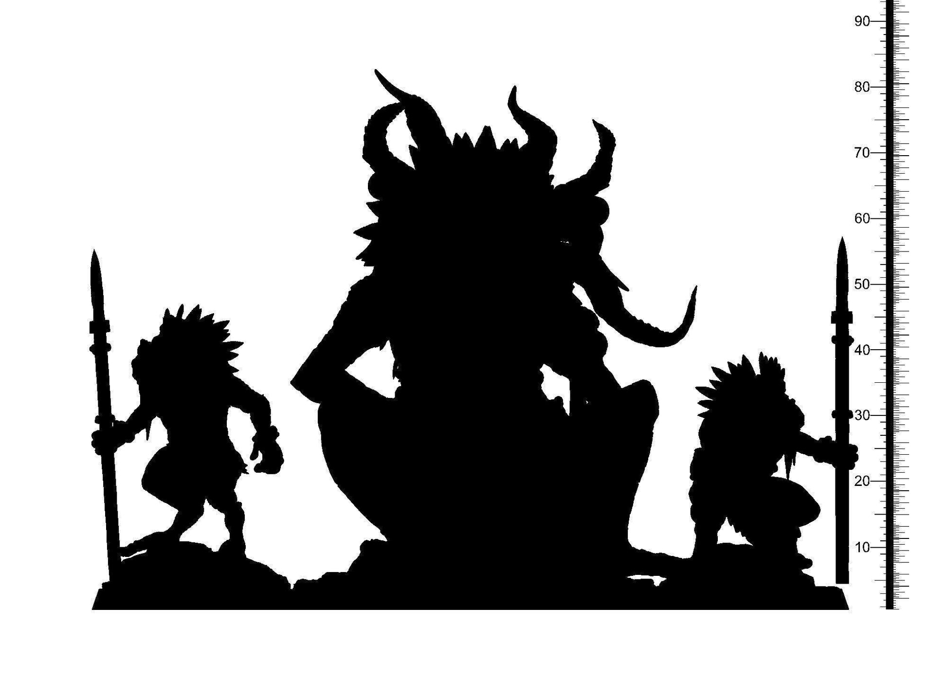 Cueyatl Leader Aztec Miniature | Monster Miniature for 5e | 32mm Scale - Plague Miniatures