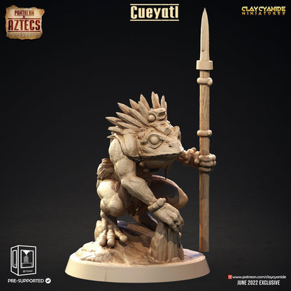 Cueyatl Aztec miniatures | Clay Cyanide | Pantheon of Aztecs | DnD Miniature | Dungeons and Dragons, DnD 5e Aztec theme - Plague Miniatures shop for DnD Miniatures