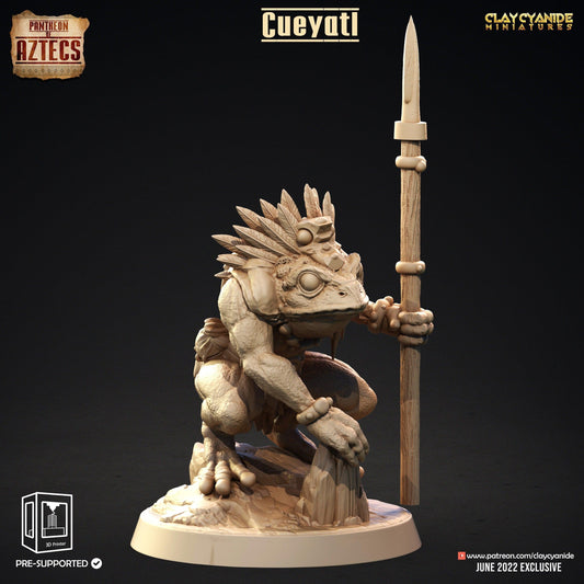 Cueyatl Mayan Miniature | Aztec Themed Campaign | 32mm Scale - Plague Miniatures