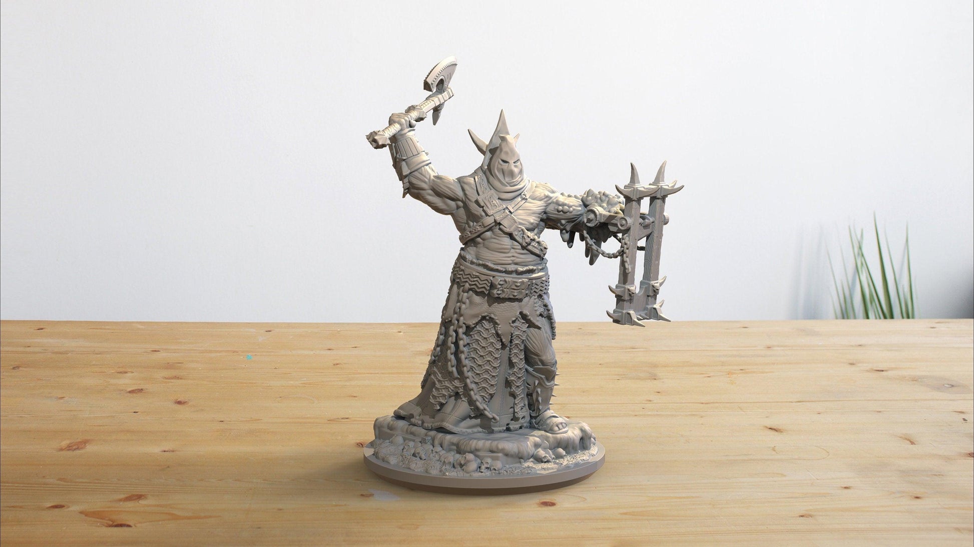 Cult Executioner miniature | Clay Cyanide | Wrath of God | Tabletop Gaming | DnD Miniature | Dungeons and Dragons,wargaming - Plague Miniatures shop for DnD Miniatures