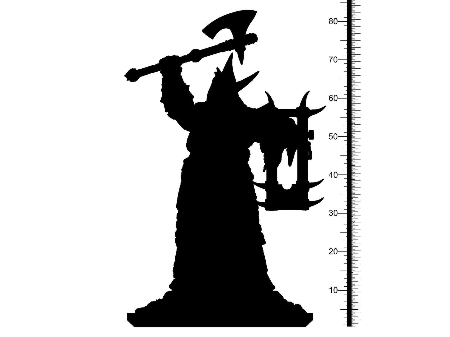 Cult Executioner Miniature | Ominous Enforcer for Dungeons and Dragons | 32mm Scale - Plague Miniatures