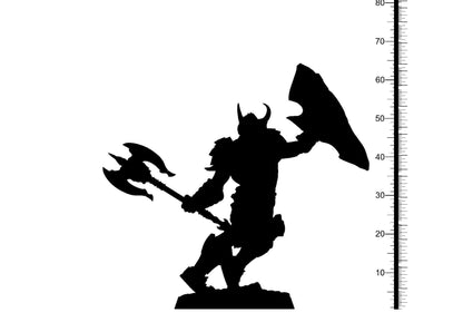 Dahram Demon Warrior Miniature | Malevolent Force Unleashed | 32mm Scale - Plague Miniatures