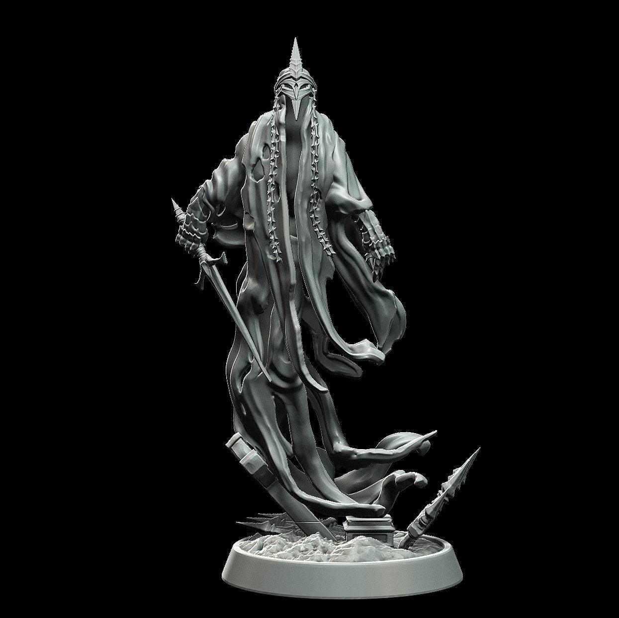 Damned Spirit Miniature - 3 Poses - 28mm scale Tabletop gaming DnD Miniature Dungeons and Dragons, ttrpg dnd 5e - Plague Miniatures shop for DnD Miniatures
