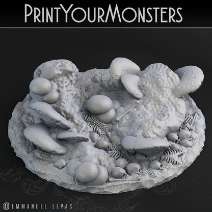 Dancing Toadstool Spider Miniature | Tabletop gaming | DnD Miniature | Dungeons and Dragons, DnD 5e monster miniature arachnid faerun - Plague Miniatures