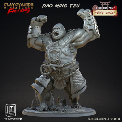 Dao Ming Tzu Ape Boss Monster Miniature | Sun Wukong Varana for Tabletop Adventures | 32mm Scale - Plague Miniatures