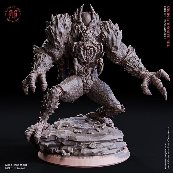Deep Insectoid Miniature | Monster Insect Figurine for DnD and RPG Adv ...