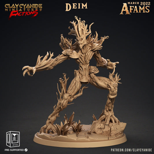 Deim,Tree Guardian Miniature | Majestic Forest Protector for Tabletop Games | 32mm Scale - Plague Miniatures