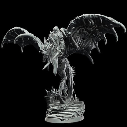 Dragon Rider Miniature 28mm scale Tabletop gaming DnD Miniature Dungeons and Dragons, dnd 5e - Plague Miniatures