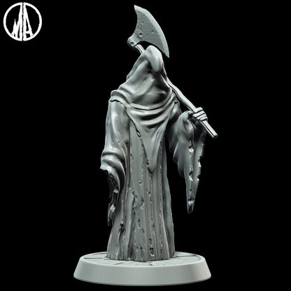 Dreadful Headsman Miniature | 3 Poses | 28mm scale Tabletop gaming DnD Miniature Dungeons and Dragons, executioner monster manual dnd 5e - Plague Miniatures