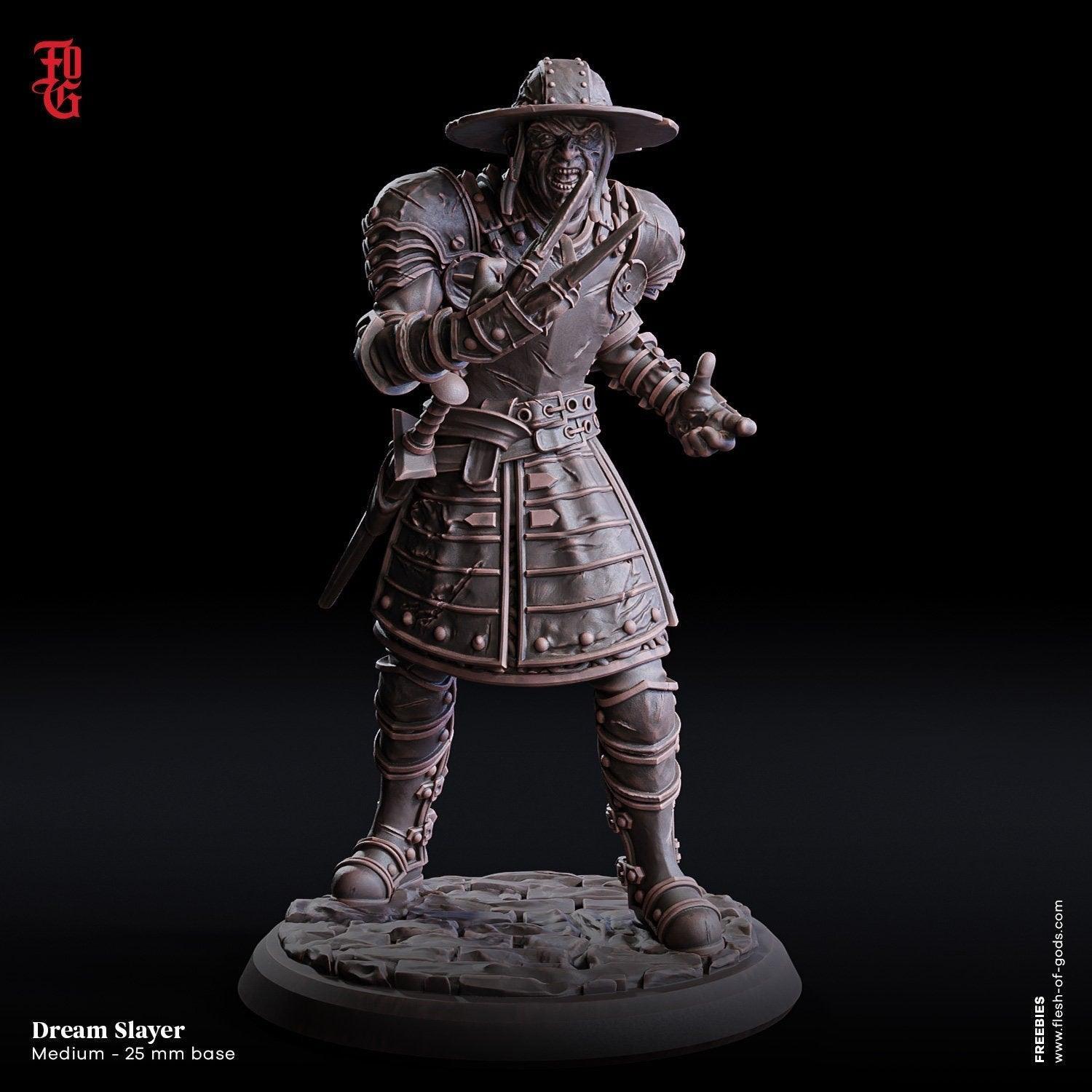 Dream Slayer Miniature | Nightmare Unleashed | 32mm Scale - Plague Miniatures