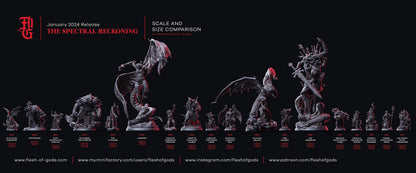 Duel Blade Garganoid Miniature | Gargoyle Figurine for DnD Adventures | 32mm Scale - Plague Miniatures
