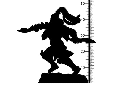 Dylan Vampire Miniature | Blood Sucker for Tabletop Gaming | 32mm Scale - Plague Miniatures