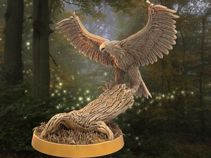 Eagle Miniature | Dragon's Forge | 32mm DnD 5e | Tabletop Gaming DnD Miniature | Dungeons and Dragon bird miniature - Plague Miniatures