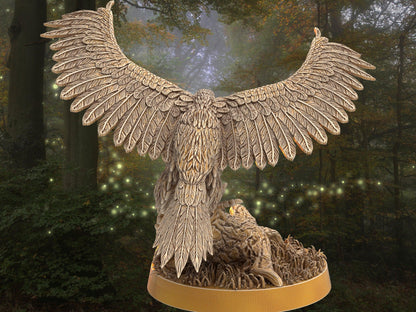 Eagle Miniature | Dragon's Forge | 32mm DnD 5e | Tabletop Gaming DnD Miniature | Dungeons and Dragon bird miniature - Plague Miniatures