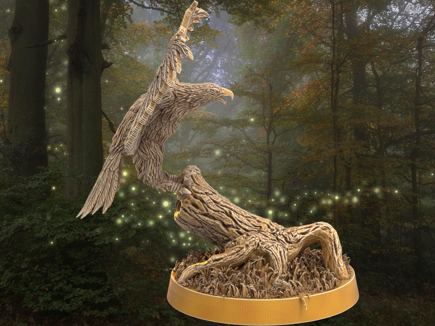 Eagle Miniature | Dragon's Forge | 32mm DnD 5e | Tabletop Gaming DnD Miniature | Dungeons and Dragon bird miniature - Plague Miniatures