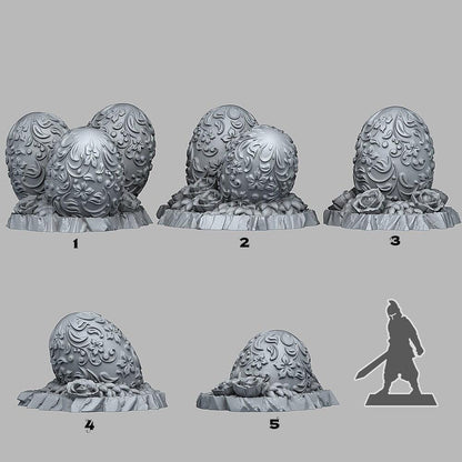 Eggs from Wonderland Miniatures | Wargaming Terrain Set | 28 or 32mm Scale - Plague Miniatures