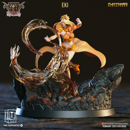 Eki Miniature | Radiant Goddess of the Sun | 32mm Scale - Plague Miniatures