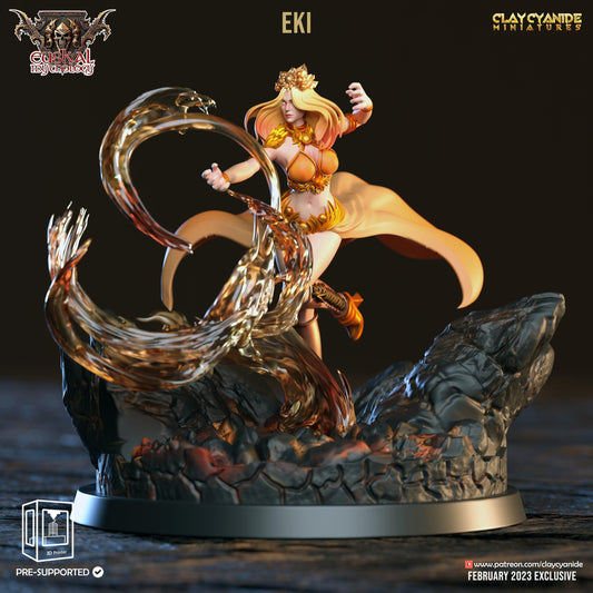 Eki Miniature | Radiant Goddess of the Sun | 32mm Scale - Plague Miniatures