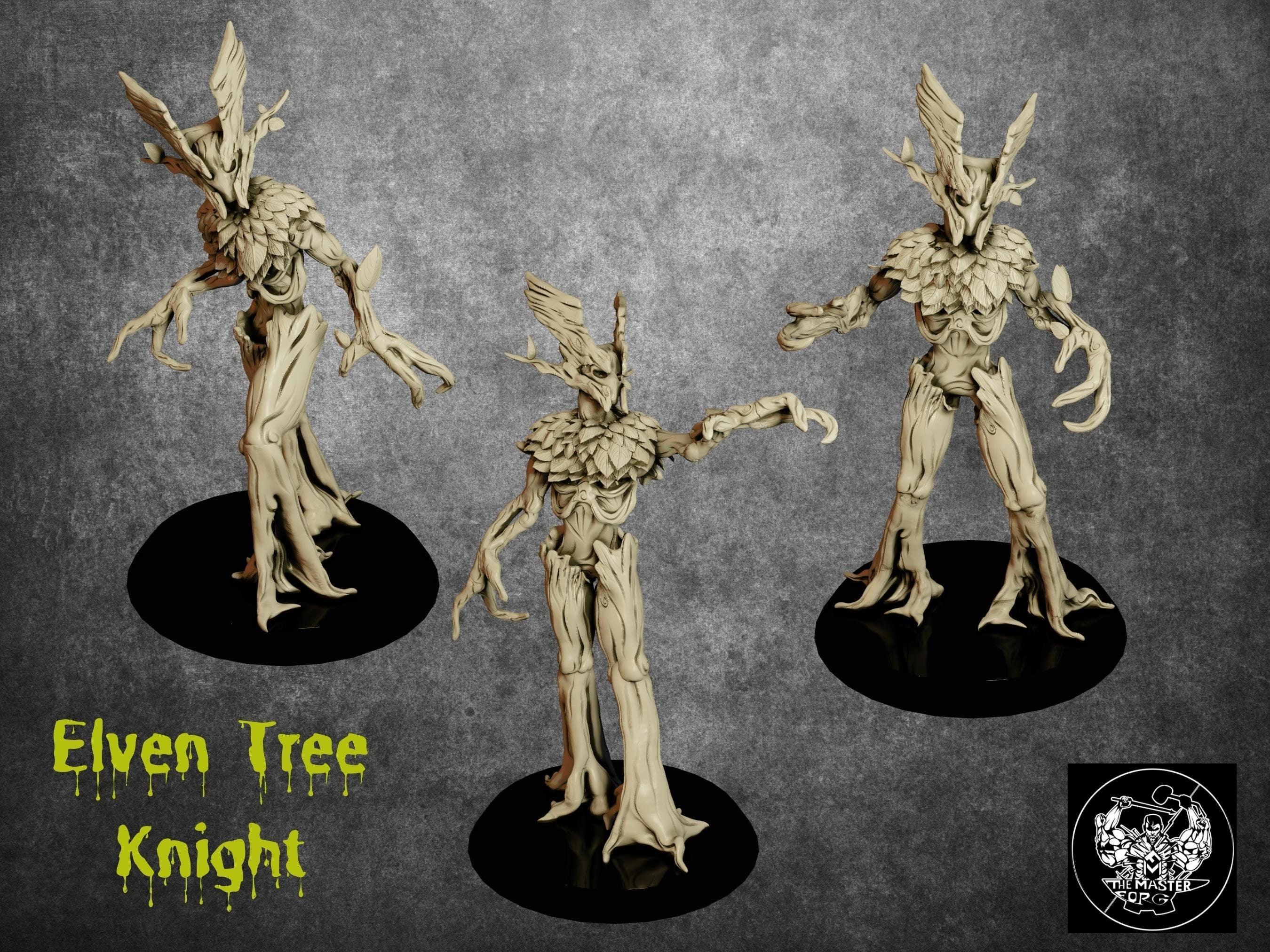 Elf Treant Miniature Set | Guardians of the Elven Enclave | 32mm Scale ...