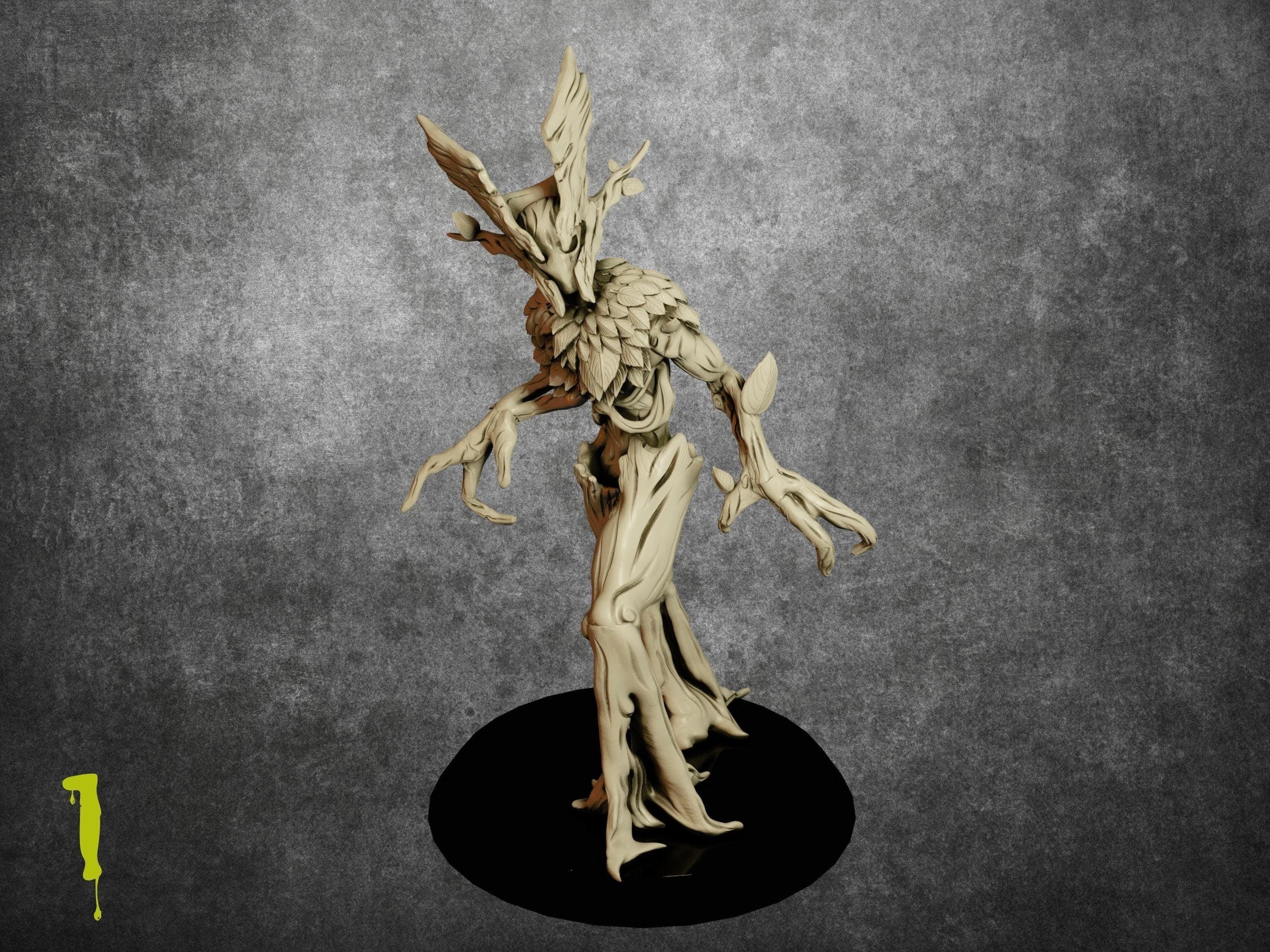 Elf Treant Miniature Set | Guardians of the Elven Enclave | 32mm Scale ...