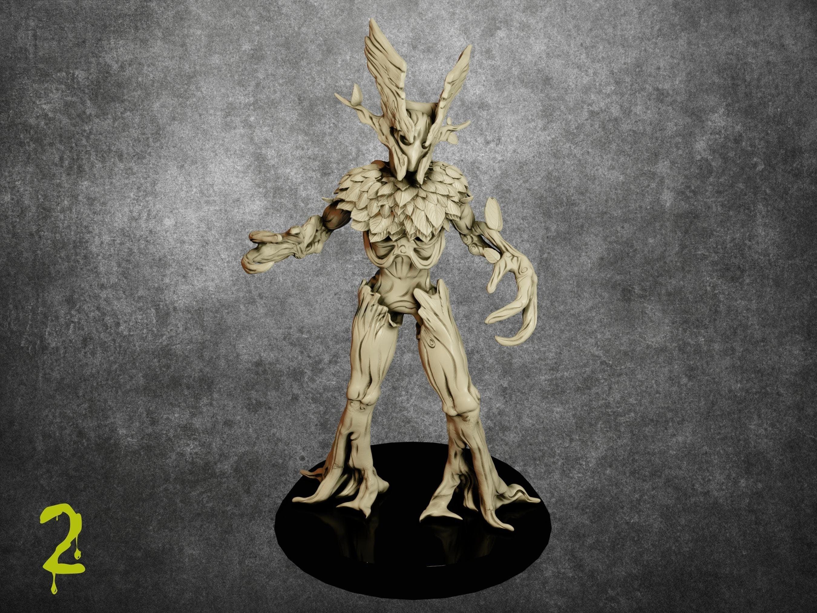 Elf Treant Miniature Set | Guardians of the Elven Enclave | 32mm Scale ...