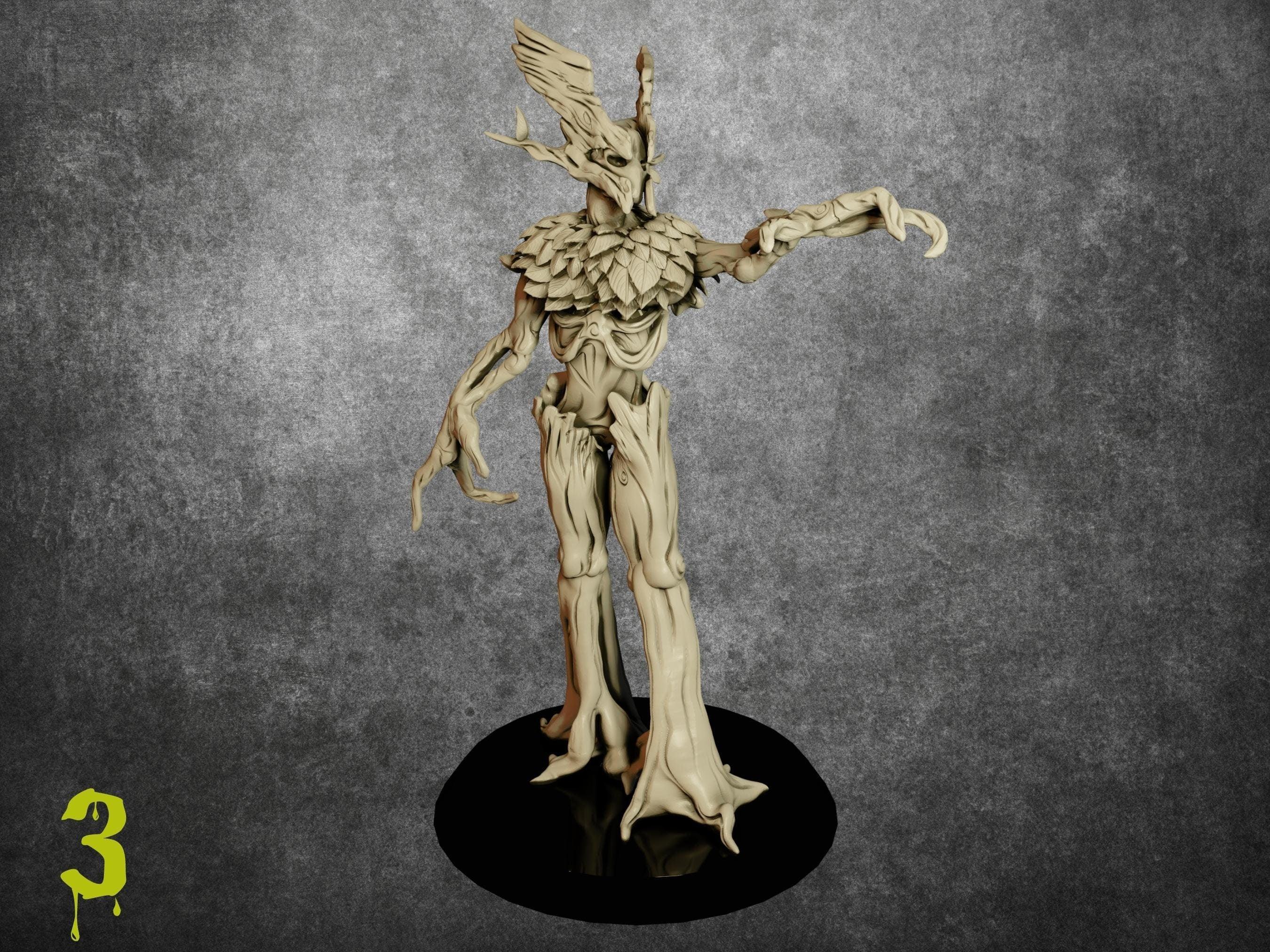 Elf Treant Miniature Set | Guardians of the Elven Enclave | 32mm Scale ...