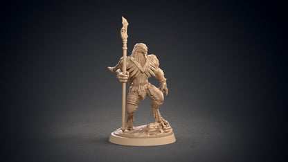 Enoch Yuan-Ti Warrior Miniature | Relentless Serpent Soldier | 32mm Scale - Plague Miniatures